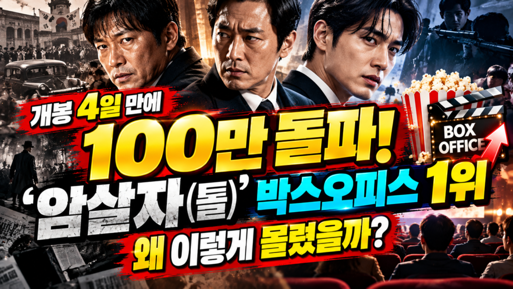 개봉 4일 만에 100만! ‘암살자(들)’ 박스오피스 1위 왜 이렇게 몰렸을까?
